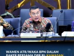 Wamen ATR/Waka BPN dalam Raker Bersama DPR RI