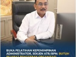 Buka Pelatihan Kepemimpinan Administrator
