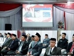Bupati Batanghari Fadhil Beserta Wabup Bakhtiar Dengar Pidato Presiden RI