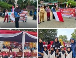 Meriahkan HUT RI ke 81, SDN 221/VI Ikuti Parade Kemerdekaan
