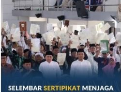Selembar Sertipikat Menjaga Amanah Tanah Wakaf