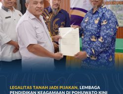 Lembaga Pendidikan Keagamaan di Pohuwato Kini Bisa Kembangkan Prasarana Lebih Optimal