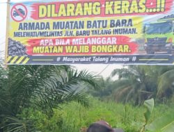 Truk Batubara Melintas Warga Cek “Tapal Batas”