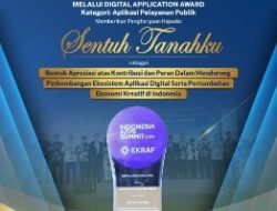 Kementerian ATR/BPN Raih Penghargaan IN-Apps Digital Award 2026