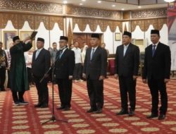 Gubernur Al Haris Lantik Lima Pejabat Pimpinan Tinggi Pratama
