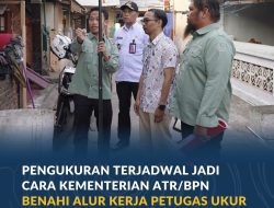 Benahi Alur Kerja Petugas Ukur dan Edukasi Masyarakat